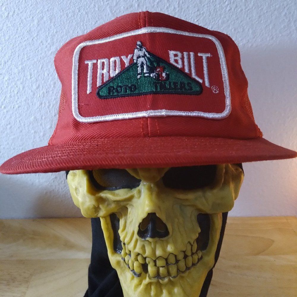 Vintage Louisville Troy Bilt Roto Tillers Snap Back Trucker Hat